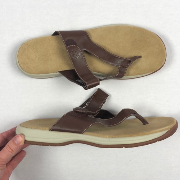 rockport flip flops womens